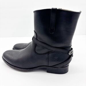Frye Lindsay Plate Short Leather Boots